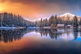 Описание города достопримечательности статьи фото видео карта авиабилеты отели. Fotografiya Avstriya Keltendorf Gory Zima Priroda Ozero