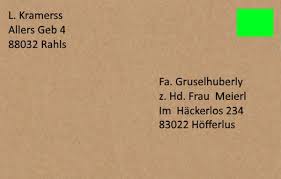 Olla gummiwarenfabrik firmen fensterkuvert mit muttertagsmarke frankiert 1937. Din A4 Umschlag Beschriften So Geht S Richtig Chip