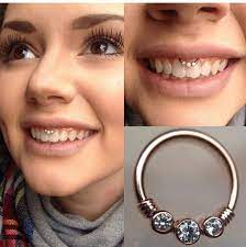Smiley Body Jewelry Piercing Mouth Piercings Lip Piercing