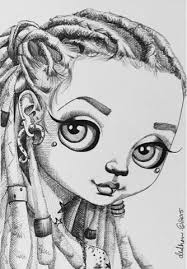100 Drawings In 100 Days Rebellious Elsa Big Eyes Art Dark Art Drawings Drawings