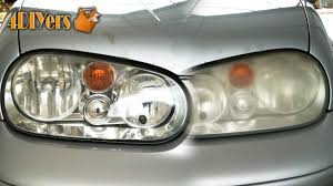 Suggest laminix plastic headlight protectant as well and you won't have to do maintenance on the headlights. Diy Polishing Foggy Headlights Youtube