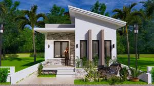 2 bedroom floor plan bungalow. One Story House Plan Two Bedroom Modern Bungalow Ofw Newsbeat