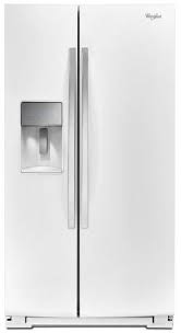 Automatically replenishes your ice supply for the next time you need it. Whirlpool 30 0 Cu Ft Side By Side Refrigerator White Ice Wrs950siah Furniture Ave