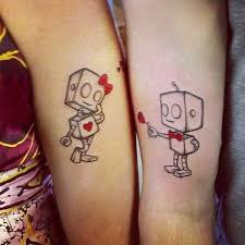 Roboter 002 Tattoo Ideen Roboter Tattoo Paar Tattoo Ideen