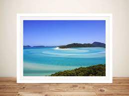 Prints are carefully rolled, and shipped in kraft tube boxes. Whitehaven Beach Australia Canvas Wall Art Canvas Prints Australia