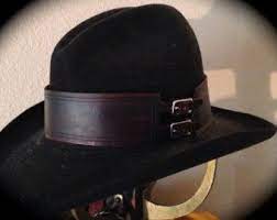 Made To Order Old West Leather Hat Bands 10 12 Week Delivery Etsy Leather Hat Bands Hat Band Hat Bands