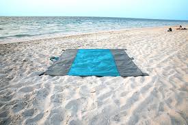 The multifunctional, wekapo sand free beach blanket is just the large size beach blanket you have been looking for. Blue Campanzee Beach Blanket The Campanzee Store