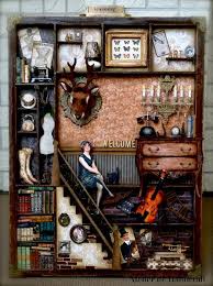 Welcome To My Room Shadow Box Art Shadow Box Altered Art