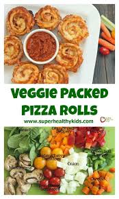 Veggie Packed Pizza Rolls Recipes Food Healthy Recipes