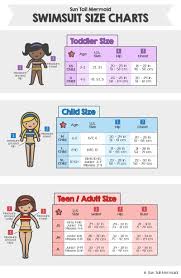 New Bikini Size Chart From Toddlers To Adults In 2019