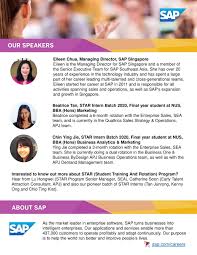 Sap Fireside Chat Nus Centre For Future Ready Graduates