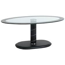 4.4 out of 5 stars with 9 ratings. Contemporary Design Oval Coffee Table In Clear Glass And Black Pvc Buy Coffee Tables Online Discount Coffee Tables Uk