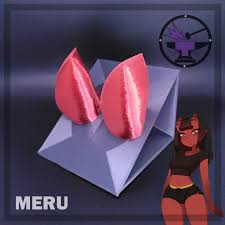 Archivo STL Cuernos de Meru el súcubo・Plan para descargar y imprimir en  3D・Cults