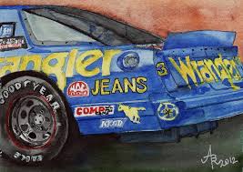 In an effort to better compete with ford's thunderbird, gm's engineers made the monte carlo more aerodynamic by adding a more sloped rear windshield. Dale Earnhardt S 1987 Chevrolet Monte Carlo Aerocoupe No 3 Wrangler Painting By Anna Ruzsan