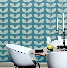 Whether you stencil with a stencil brush or paint roller, stenciling makes decorating your home simple and fun. Paint The Walls 21 Creative Wall Templates Including Instructions Interior Design Ideas Ofdesign