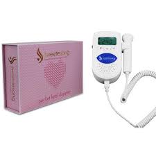 Where can i buy a fetal doppler. Sweetiesong Blue Pocket Fetal Doppler Premium Easy Home Fertility