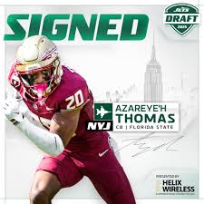 OFFICIALLY OFFICIAL! Welcome, Azareye'h Thomas! ✈️ 📰:  https://www.newyorkjets.com/news/azareyeh-thomas-signs-contract-florida-state-jets-2025-nfl-draf