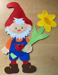 Eine wunderschöne kette aus wellpappe und papier basteln. 34 Zwerge Basteln Vorlage Besten Bilder Von Ausmalbilder