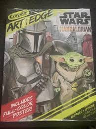 Two things are known to be true about baby yoda on the mandalorian. Star Wars The Mandalorian Art With Edge Coloring Book 28 Pages Child Unisex Walmart Com Walmart Com