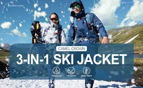 Brand new retailer of outdoor & sports. Camel Crown 3 In 1 Men S Outdoor Jacket Waterproof Windproof Warm Ski Jacket Winter Jacket Breathable Rain Jacket Functional Jacket All Weather Double Jacket Leisure Jacket With Pockets And Hood Amazon De Bekleidung