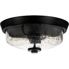 2 Light 13 Simple Bowl Flush Mount Black Flush Mount Light Light Fixtures Flush Mount Black Ceiling Lighting