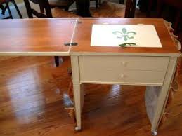 Craft Closet And Rolling Craft Cart Old Sewing Tables Sewing Table Repurpose Sewing Machine Tables
