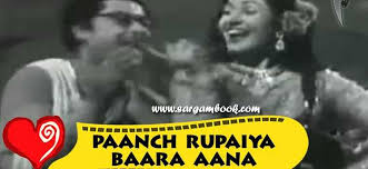 Paanch Rupaiya Baara Aana Sargam Notes ...