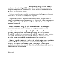 Sistemul respirator fenomenul esenţial al respiraţiei este reprezentat şi la mamifere de oxidoreducerile celulare. Respiratia Este Functia Prin Care Se Asigura Continuu Si Adecvat