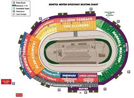 bristol motor speedway bristol tn seating chart view