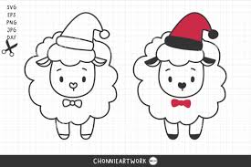 Download Svg Santa Sheep Design Print Digital Graphic By Chonnieartwork Creative Fabrica PSD Mockup Templates