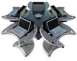 Mobile Q Star Conference Table Collaboration Tables Computer Table Conference Table Computer Lab Design