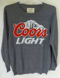 New Coors Light Sweater Mens Xl Beer Shirt Top Gray Jacket Coat No Reserve Ebayon Auction Starting At 0 99 Beer Shirts Light Sweater Dream Clothes