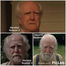 A Evolucao De Hershel Fanaticos Por The Walking Dead Facebook