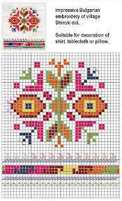 Embroidery Impressive Bulgarian Embroidery Of Village Shirok Dol Suitable For Decoration Of Shirt Folk Embroidery Cross Stitch Cross Stitch Patterns