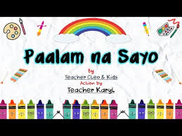 Check spelling or type a new query. Paalam Na Sayo Action By Teacher Karyl Kinder Song Youtube