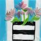 Floral Crushed Glass Resin and Canvas Workshop