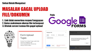 3 atau 11) terjadi error saat memeriksa update: Gagal Upload Google Form Ditolak Server Ini Solusinya Youtube