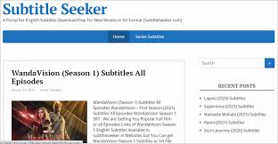 When it comes to free subtitles download, subtitle seeker is no way behind any other good source of just download for free any subtitle you need without any restrictions. 13 Best Subtitles Download Sites English Movie Subtitles
