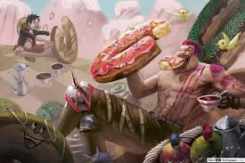 One Piece Charlotte Katakuri Monkey D Luffy Hd Wallpaper Download A character from one piece.