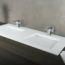 Dax Solid Surface Rectangle Double Bowl Top Mount Bathroom Sink White Matte Finish 47 1 4 X 19 2 3 X 3 3 4 Inches Dax Ab 1332 Bathroom Renovation Cost Top Mount Bathroom Sink Bathroom Layout