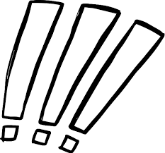 Anime and Manga Three Exclamation Marks - 素材- Canva可画