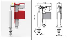 Universal Valve for Toilets (25.009.00.0000) - იდეალი