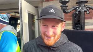 Drake's Reed Fischer Winning the 5,000-meter And Setting New School Record 