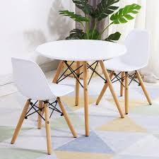 Bamard 3 Piece Play Table And Chair Set Modern Dining Table Set Modern Dining Table Modern Table