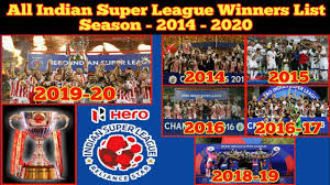 Hero of the league is an annual award given to the best player during an indian super league (isl) season. Hero Indian Super League Isl Winners List From 2014 To 2020 Isl Winners Sportastic Boy Youtube