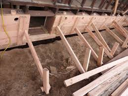 Shoring And Casting Installed To Prepare The Poring Of Concrete For The Foundation Concrete Installation It Cast