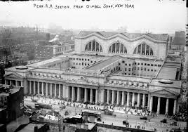 Penn Rail Road Station From Gimbel S N Y Old Train Station Upstate Ny Travel New York City
