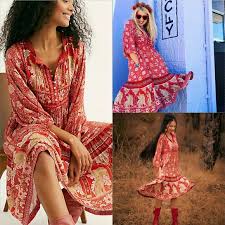 Spell The Gypsy Collective Dresses New Spell Designs Poinciana Cherry Gown Dress Xs Poshmark