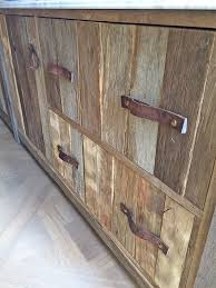 reclaimed oak kitchen island & bookcase