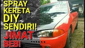Cat kereta iswara part 1|spray primer. Cat Kereta Diy Sendiri Tak Perlu Compressor Pzspray Youtube